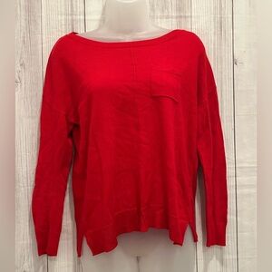 Woman red sweater / size S